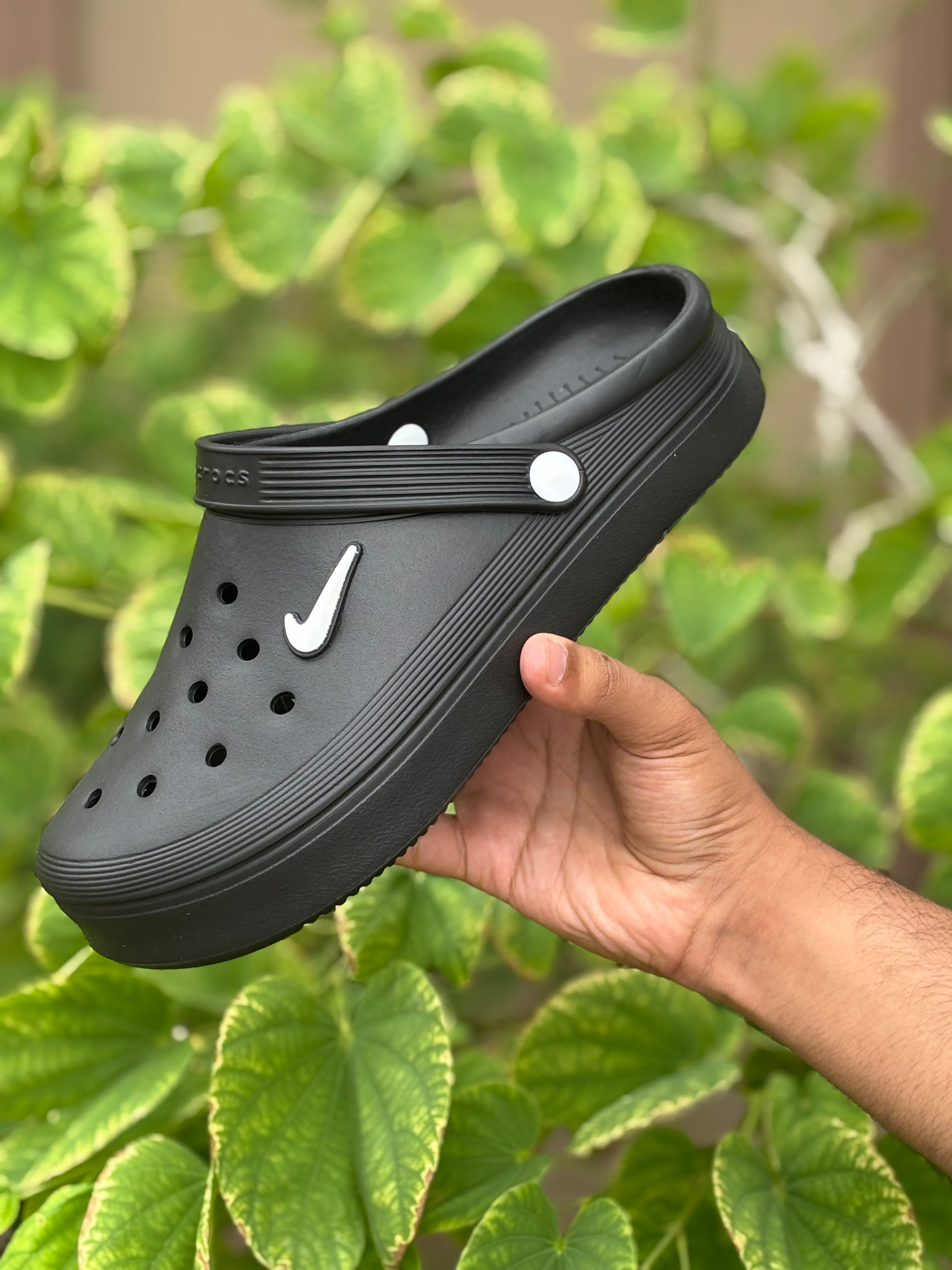 crocs nike slippers