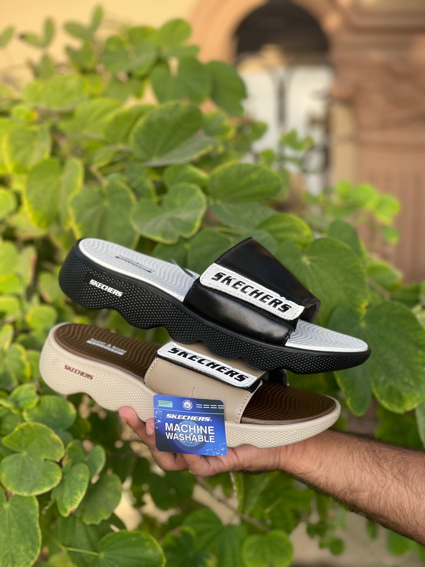 Skecher Wavy Slides - By Olee